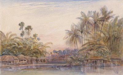 Tollygunge, Calcutta by Edward Lear